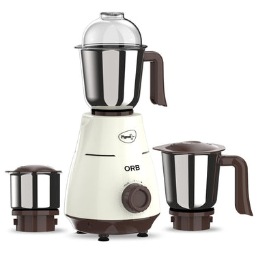 Pigeon ORB 750W Mixer Grinder 3 Jars Wet and Dry Grinding White