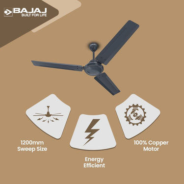 Buy Bajaj Classico Pro 12S1 1200mm Ceiling Fan - Marathon Blue