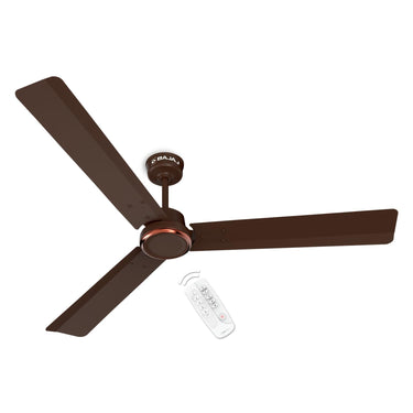 Bajaj Classico Sleek Plus 1200mm BLDC Ceiling Fan – 5-Star Rated, RF Remote, 2-Yr Warranty (Red Walnut)