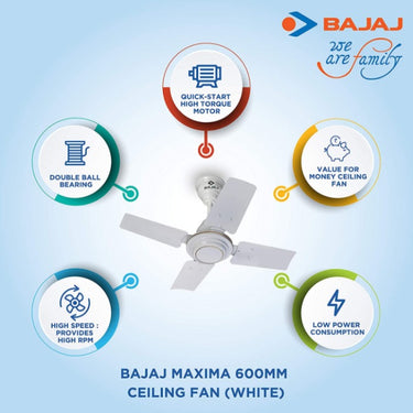 Bajaj Maxima 600mm Ceiling Fan