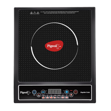 Pigeon by Stovekraft Copper Coil Rapido Cute Induction Cooktop (Black) 1800 Watts